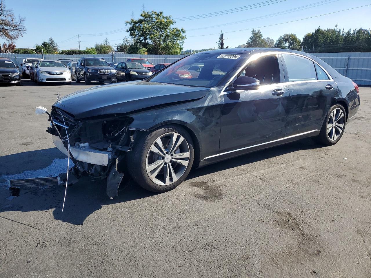 2015 Mercedes-Benz S 550, VIN WDDUG8CB0FA124674 — Front end