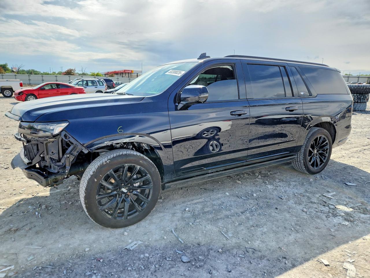 2023 Cadillac Escalade ESV 4WD Sport, VIN 1GYS4PKL3PR283619 — Front end