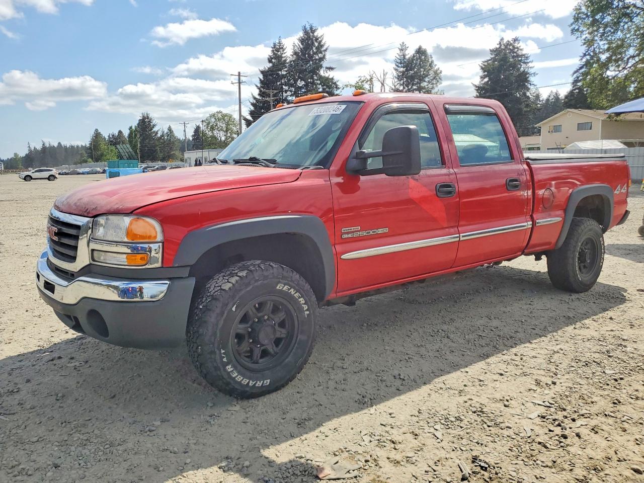 2002 GMC Sierra 2500HD, VIN 1GTHK23122F157851 — Vandalism