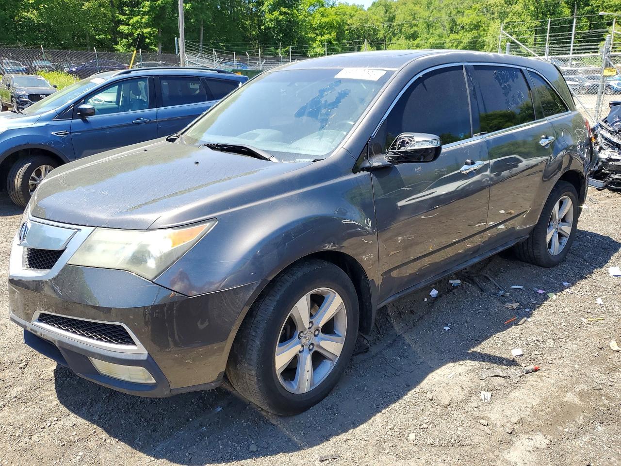 2012 Acura MDX Technology, VIN 2HNYD2H34CH550670 — Rear end