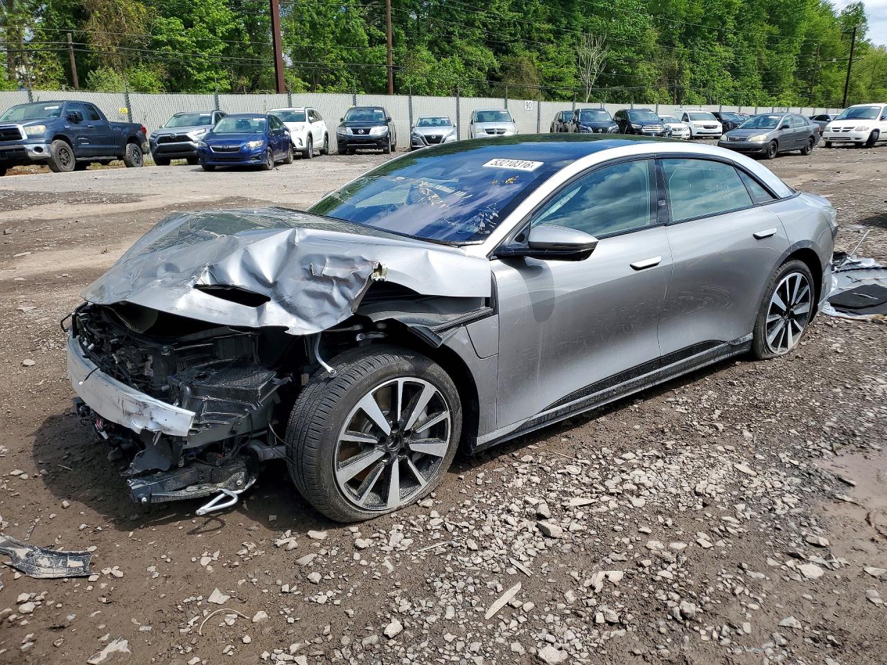 2025 Lucid Air Touring, VIN 50EA1TEA4SA020183 — Front end