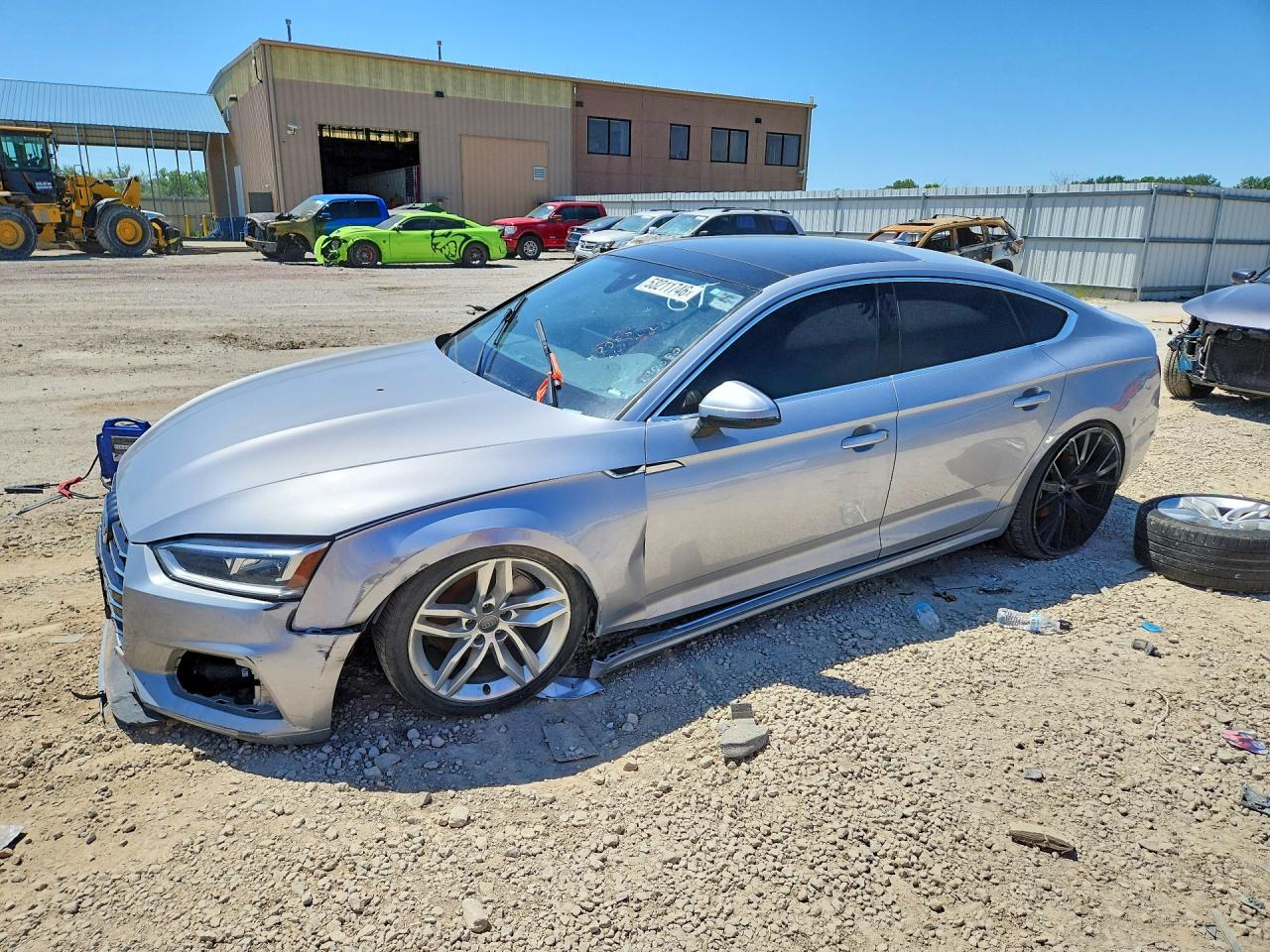 2019 Audi A5 Sportback Premium, VIN WAUANCF56KA054472 — Undercarriage