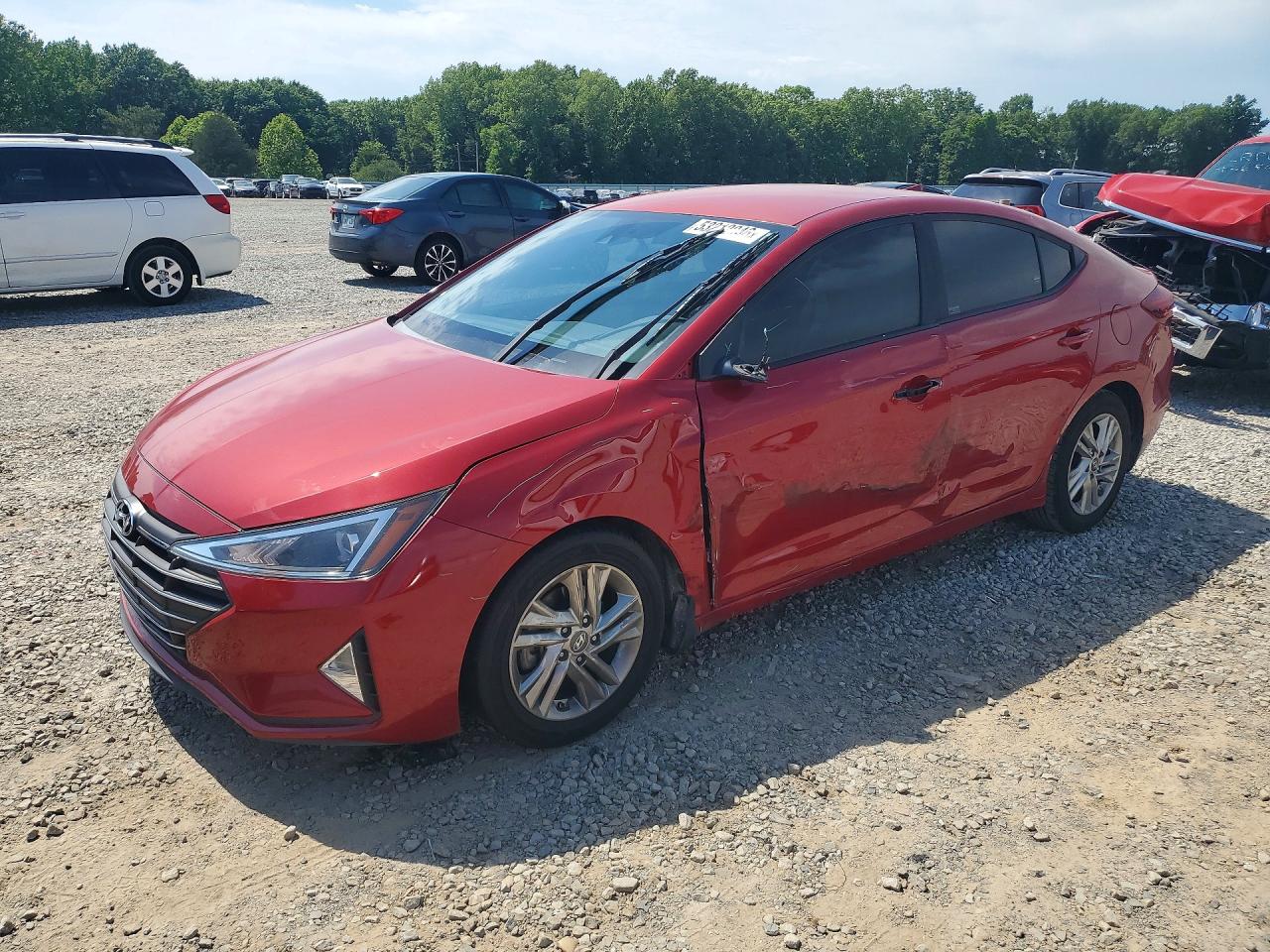 2019 Hyundai Elantra SEL, VIN 5NPD84LF8KH451197 — Side