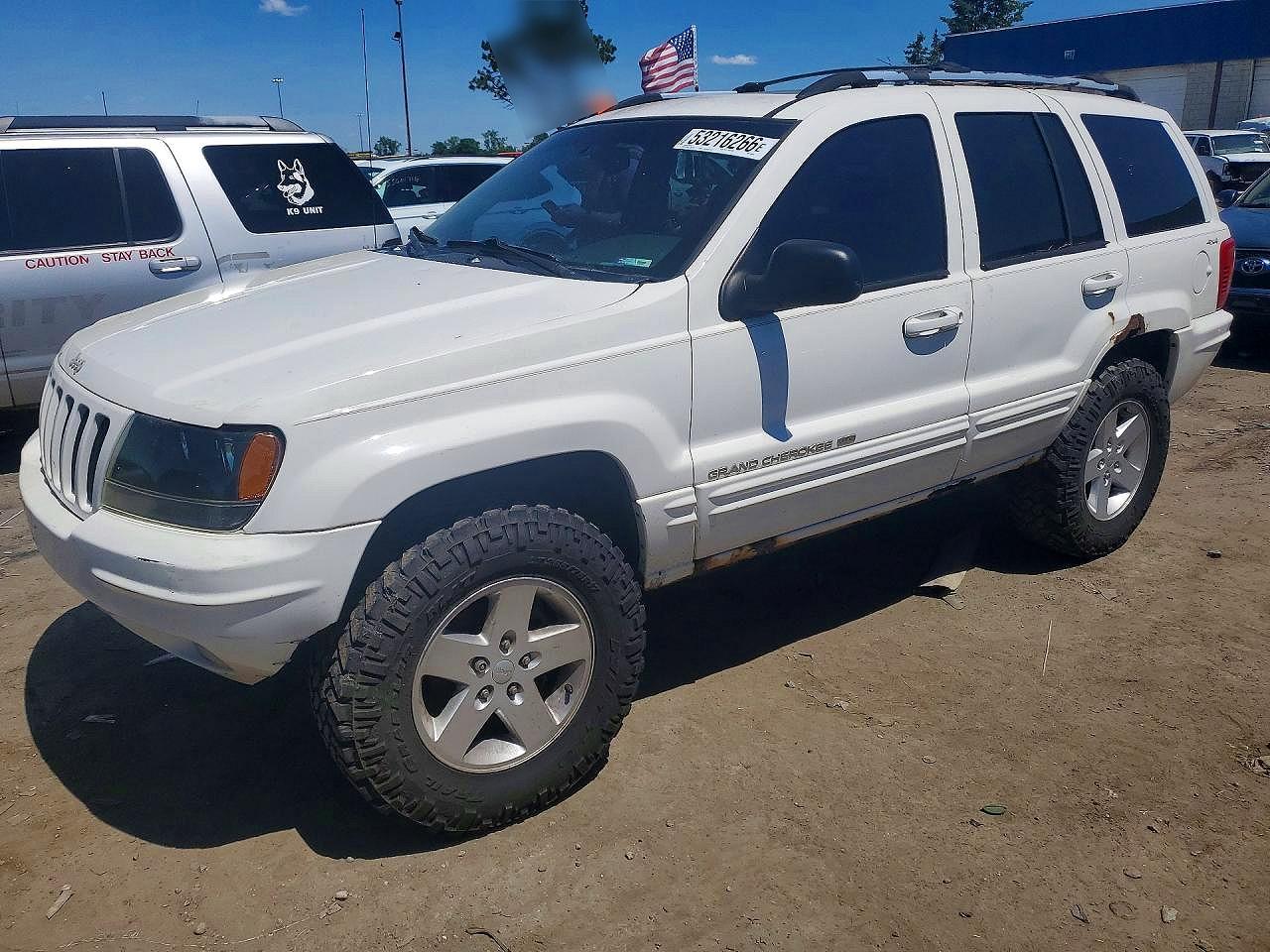 1999 Jeep Grand Cherokee Limited, VIN 1J4GW68N5XC696289 — Stripped