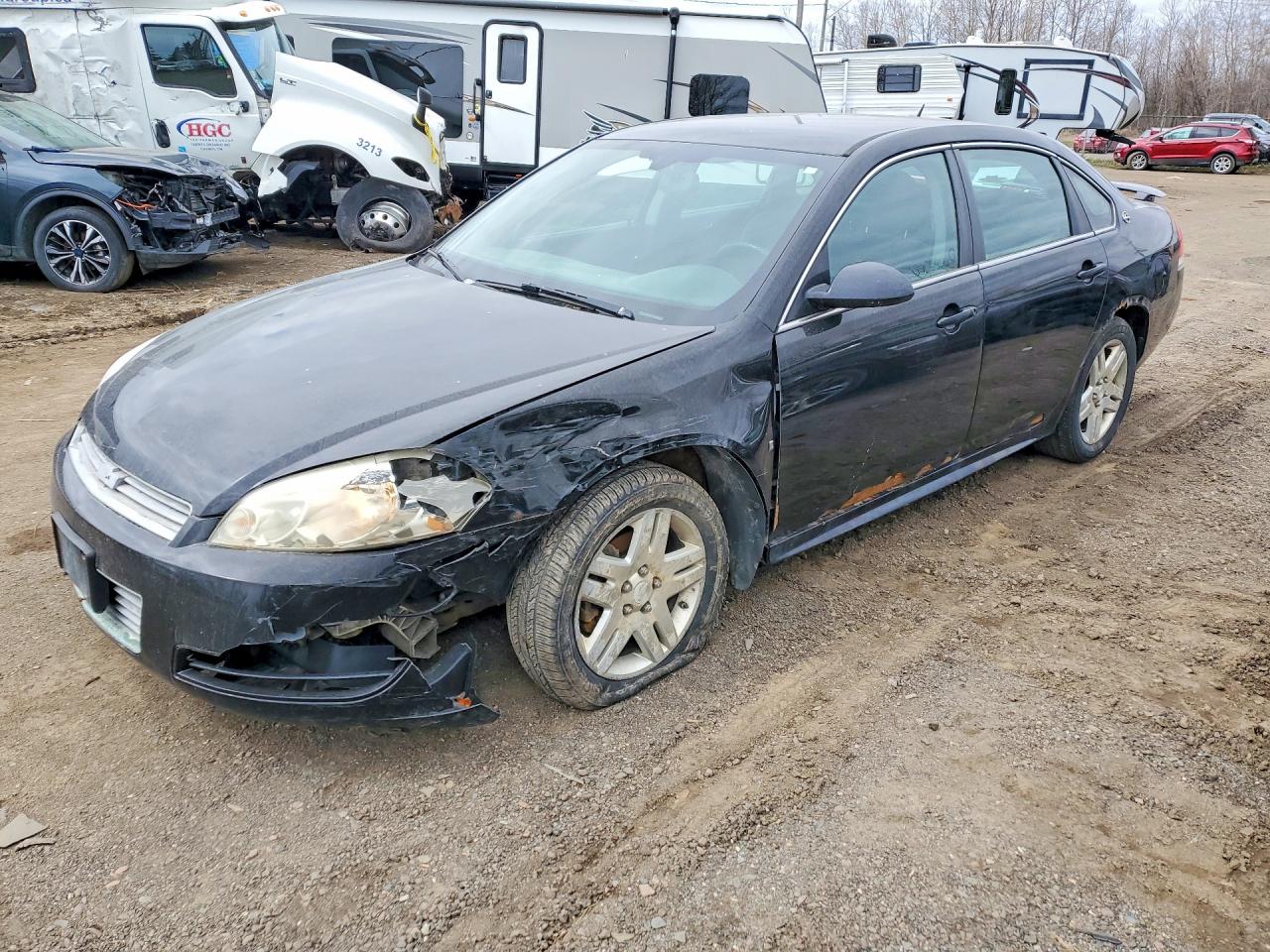 2009 Chevrolet Impala LT, VIN 2G1WT57K591222730 — Front end