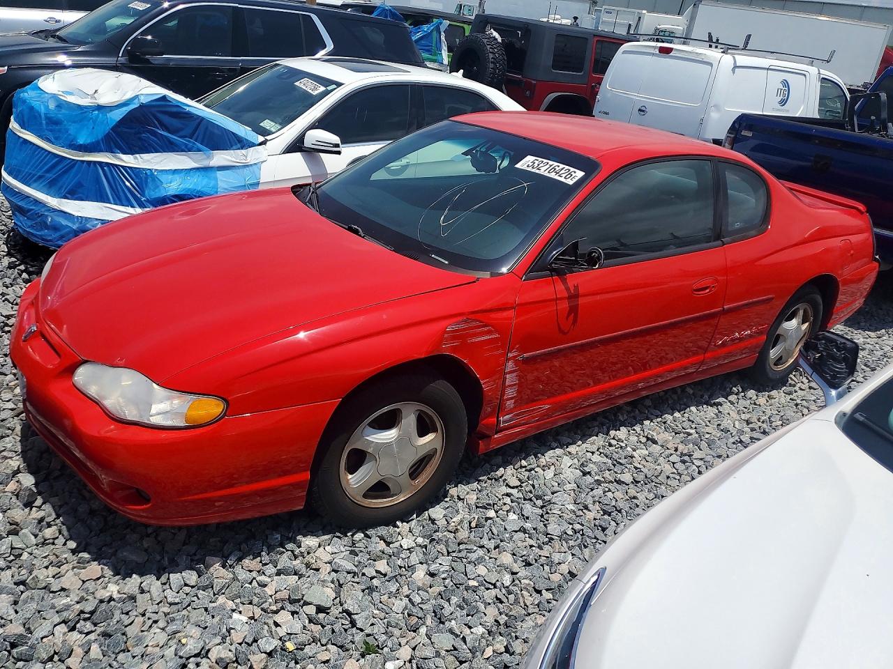 2001 Chevrolet Monte Carlo SS, VIN 2G1WX15KX19329293 — Бок