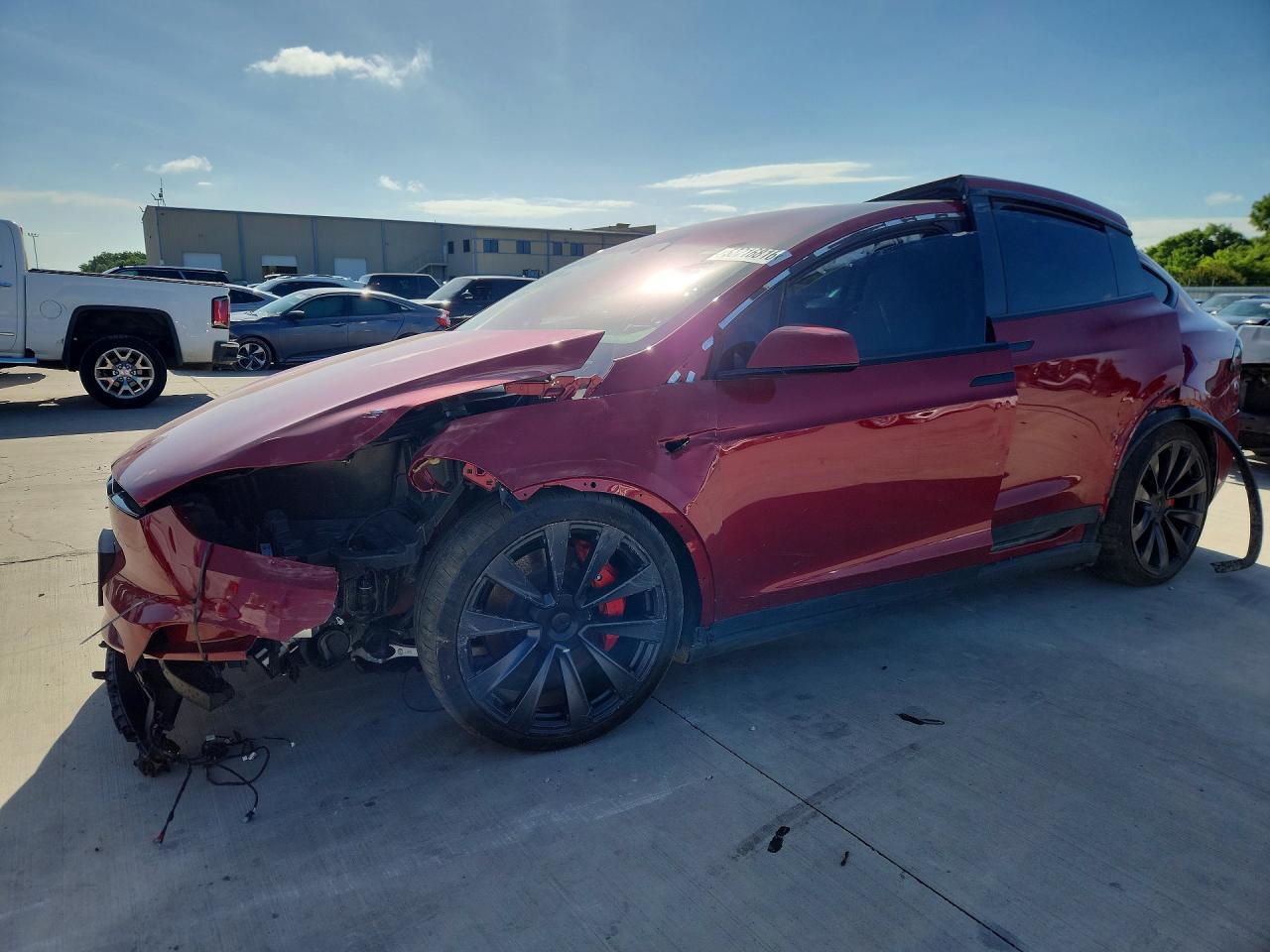 2024 Tesla Model X Plaid, VIN 7SAXCBE69RF437771 — Front end