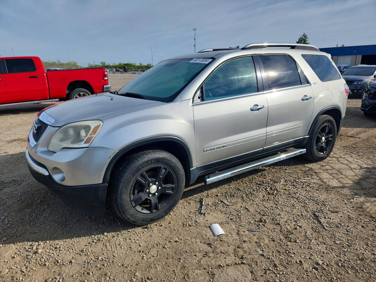 2008 GMC Acadia SLT2, VIN 1GKEV33778J172019 — Rear end
