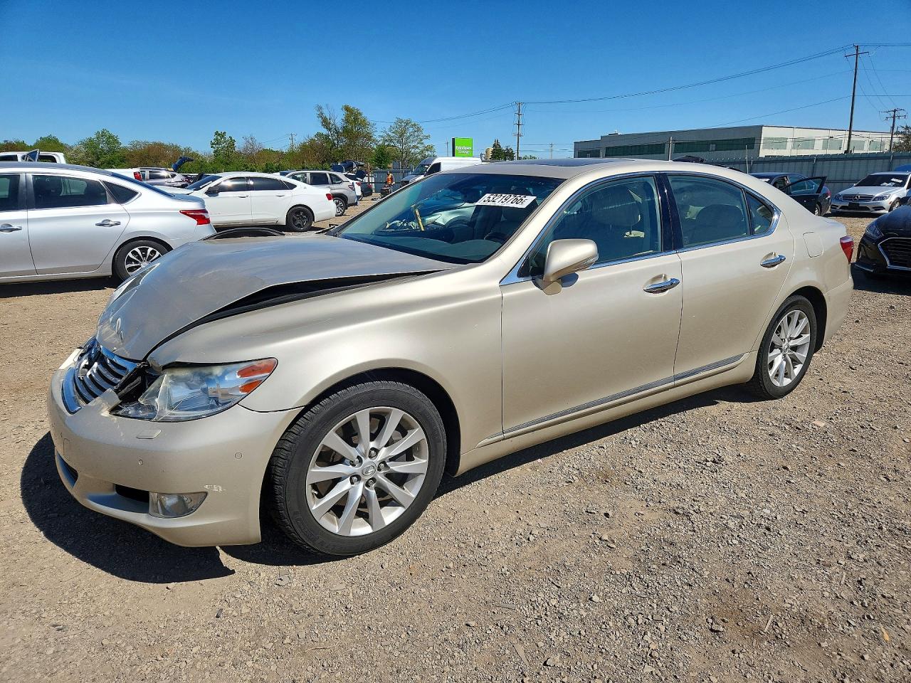 2012 Lexus LS 460, VIN JTHCL5EF2C5013191 — Front end