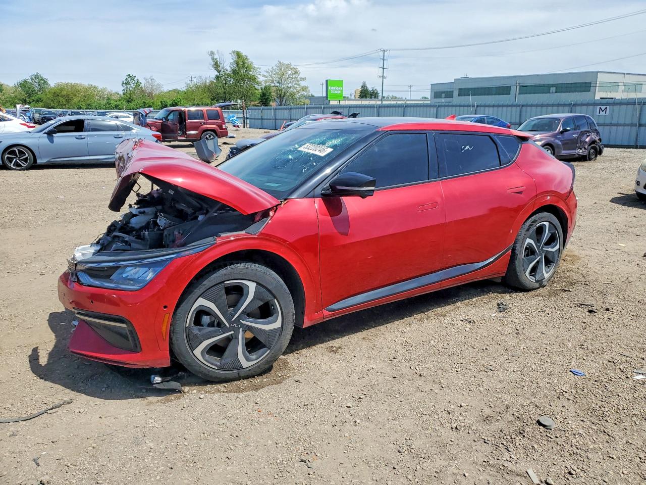 2022 Kia EV6 GT-Line, VIN KNDC4DLC8N5025592 — Front end