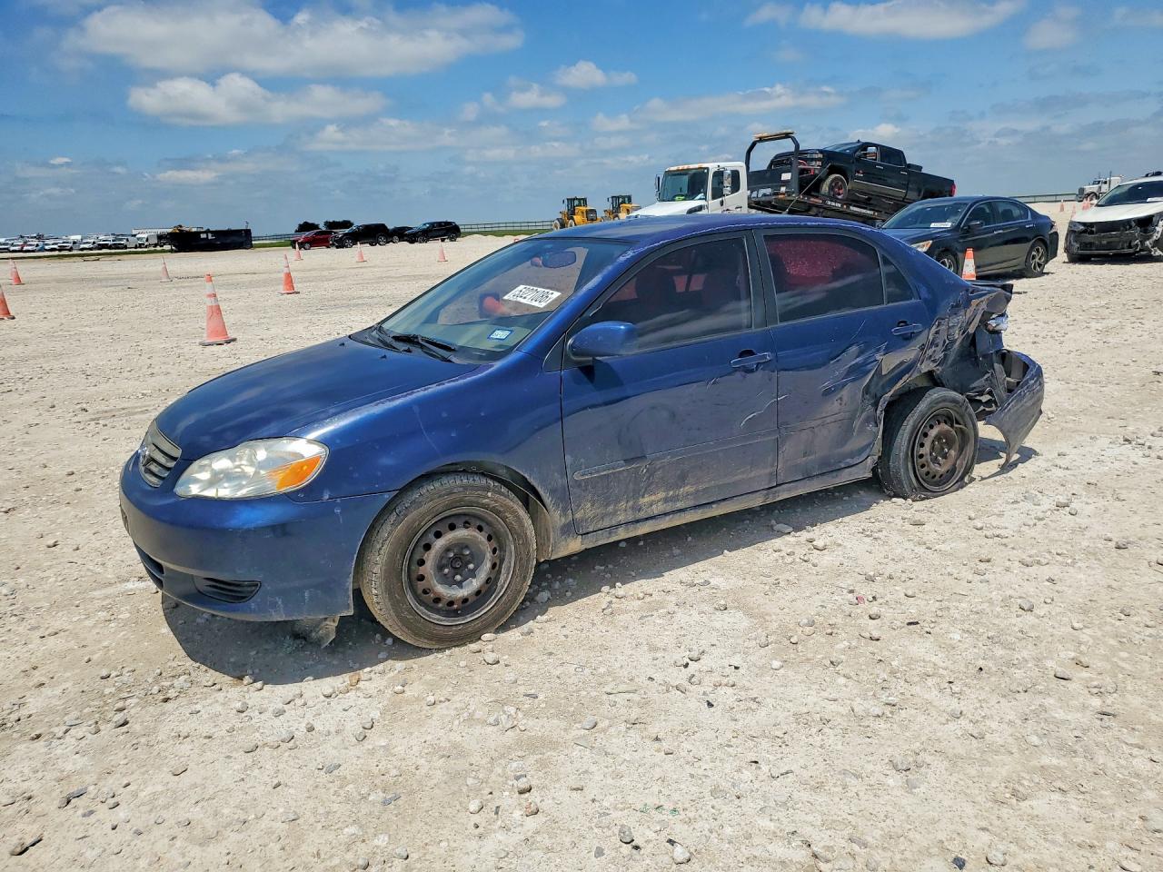 2004 Toyota Corolla S, VIN 1NXBR32E44Z217456 — Rear end