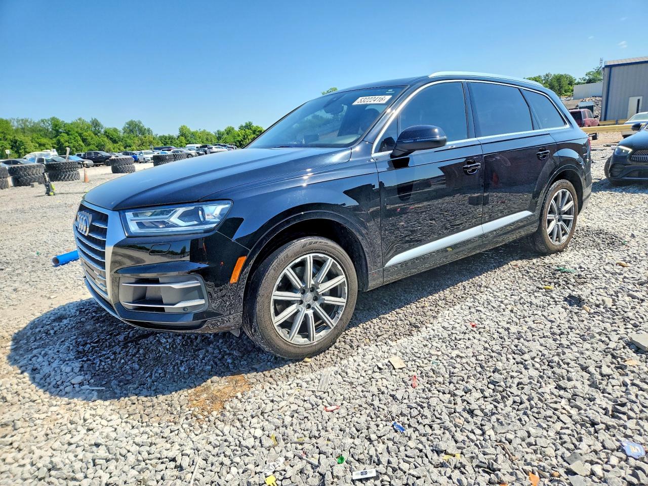 2018 Audi Q7 Premium Plus, VIN WA1LHAF74JD045169 — Undercarriage