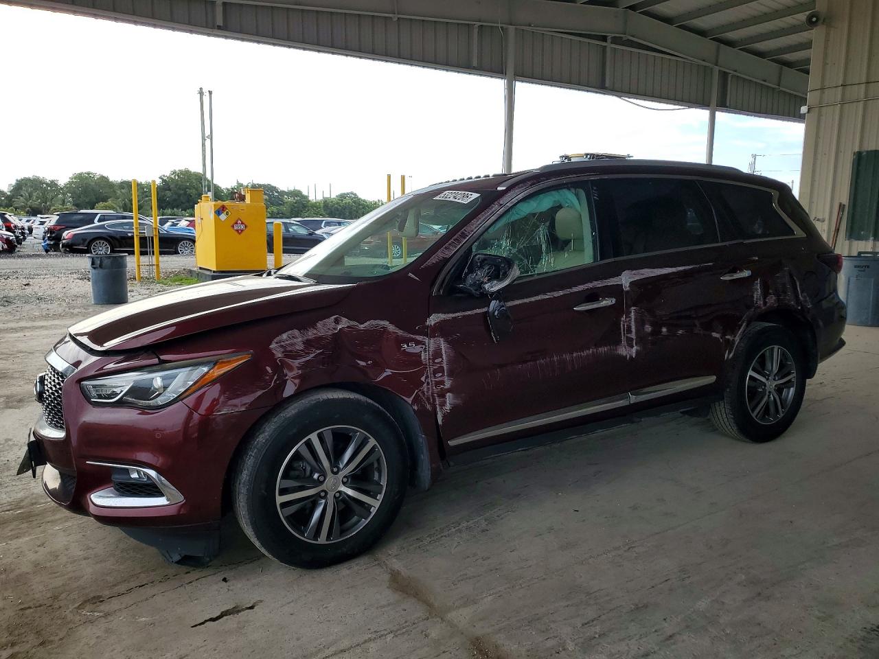 2019 Infiniti QX60 Luxe, VIN 5N1DL0MN2KC508756 — Rollover