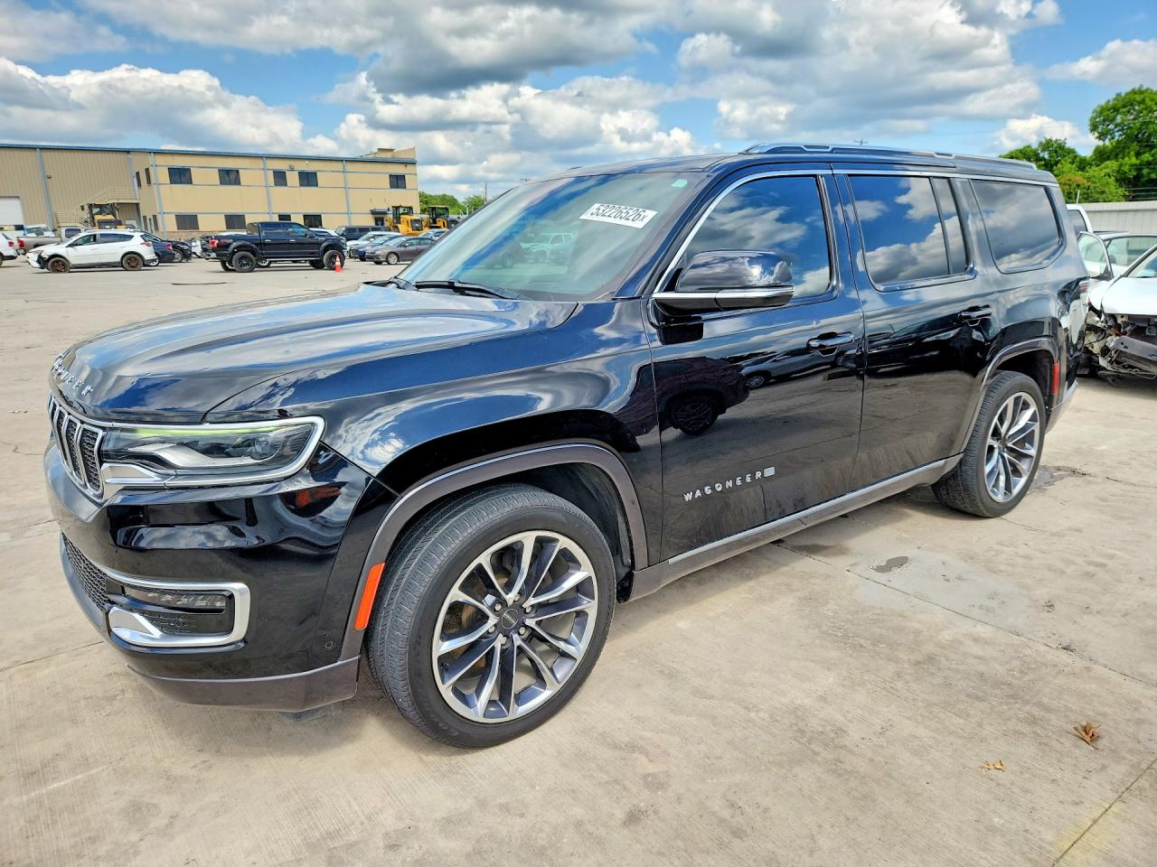 2022 Jeep Wagoneer Series III, VIN 1C4SJVDT4NS127658 — Hail