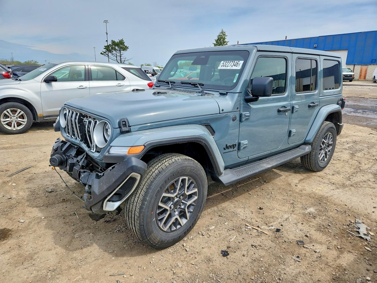 2026 Jeep Wrangler Sahara, VIN 1C4PJXEG1TW252545 — Front end