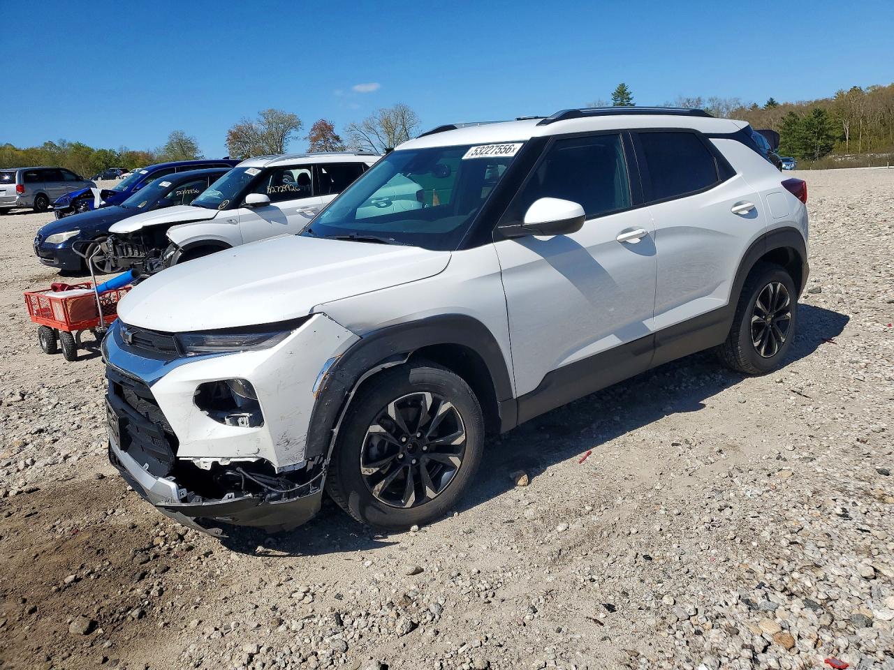 2022 Chevrolet TrailBlazer LT, VIN KL79MPS28NB123623 — Front end