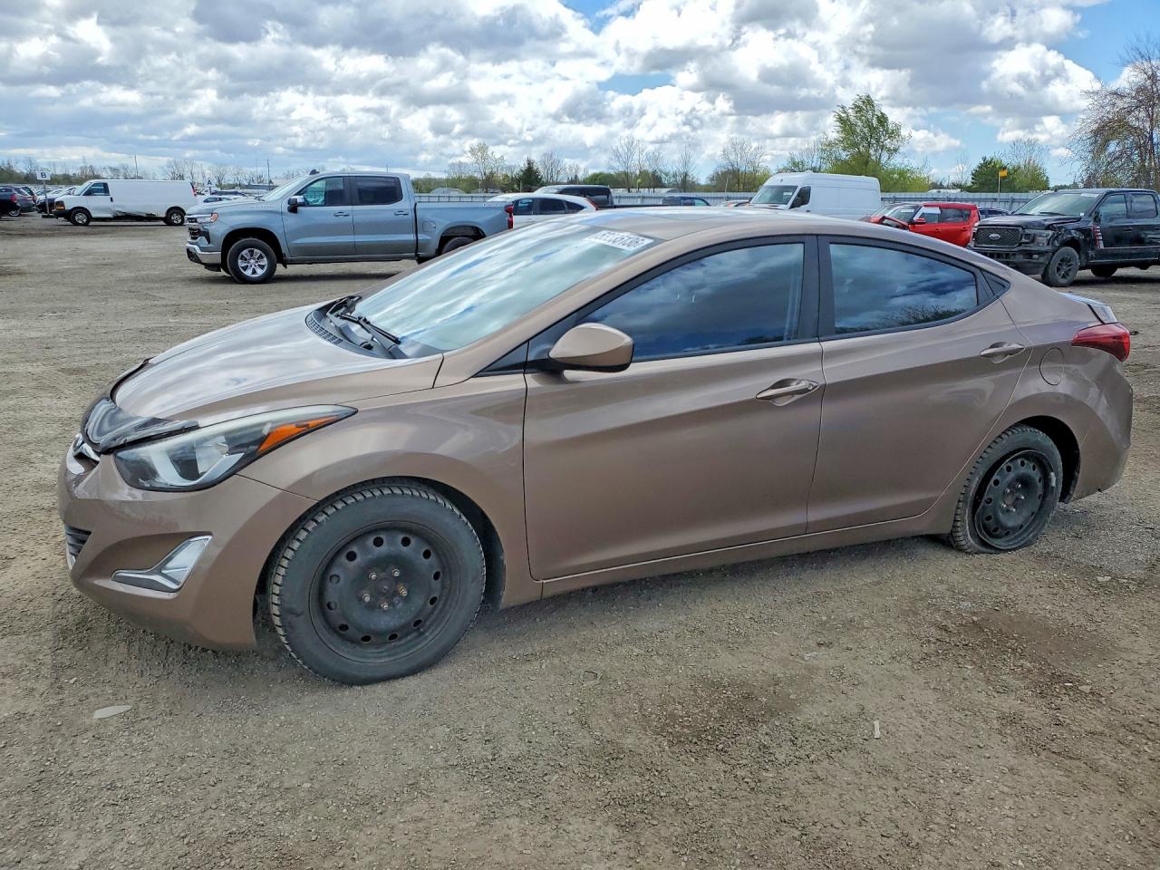 2015 Hyundai Elantra SE, VIN KMHDH4AE2FU302494 — Undercarriage