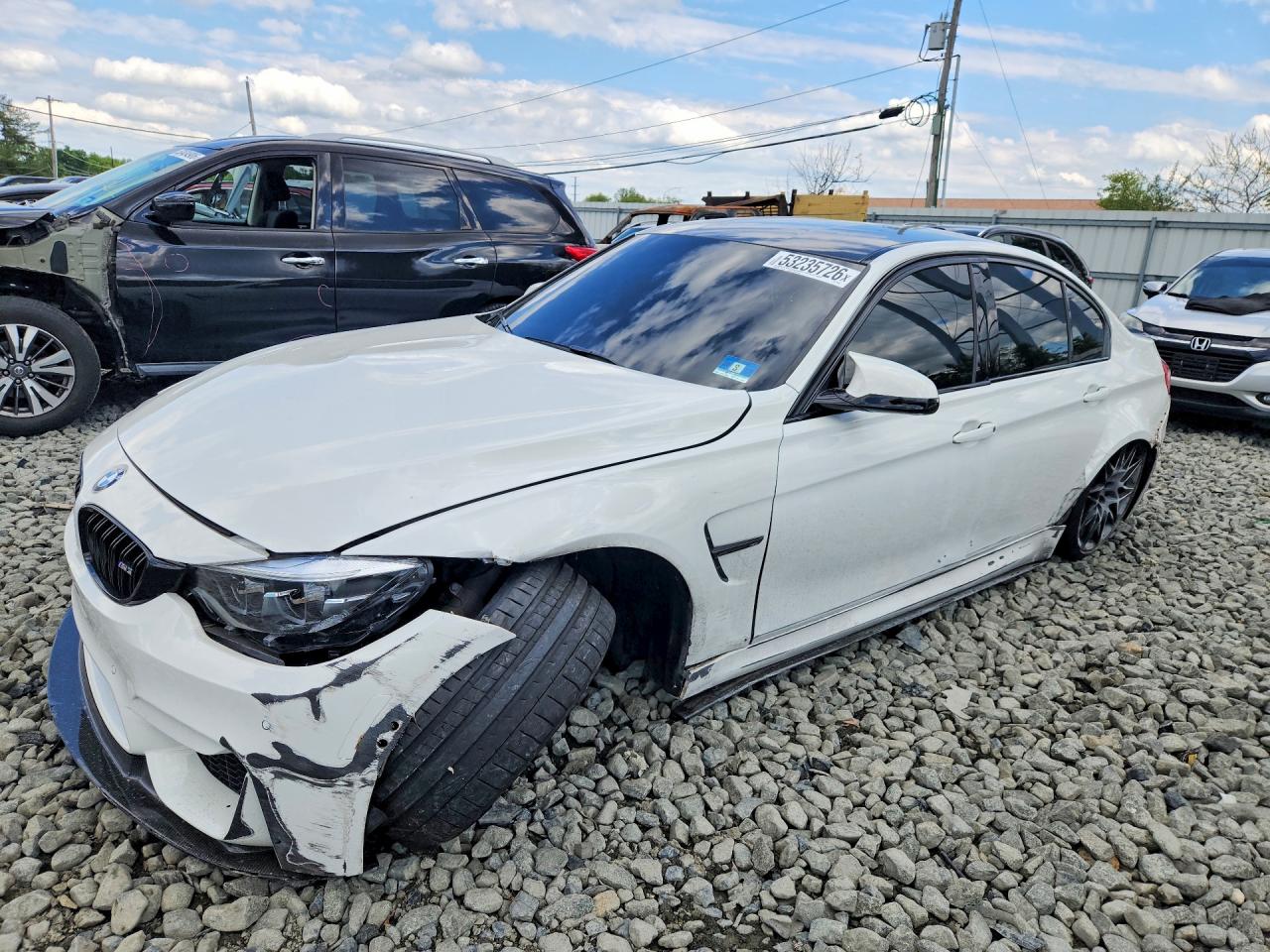 2018 BMW M3, VIN WBS8M9C5XJ5K99464 — Перед