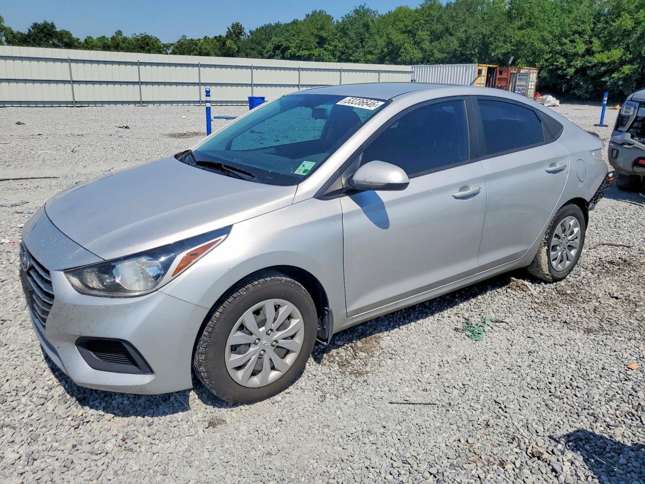 2022 Hyundai Accent SE, VIN 3KPC24A69NE167778 — Rear end