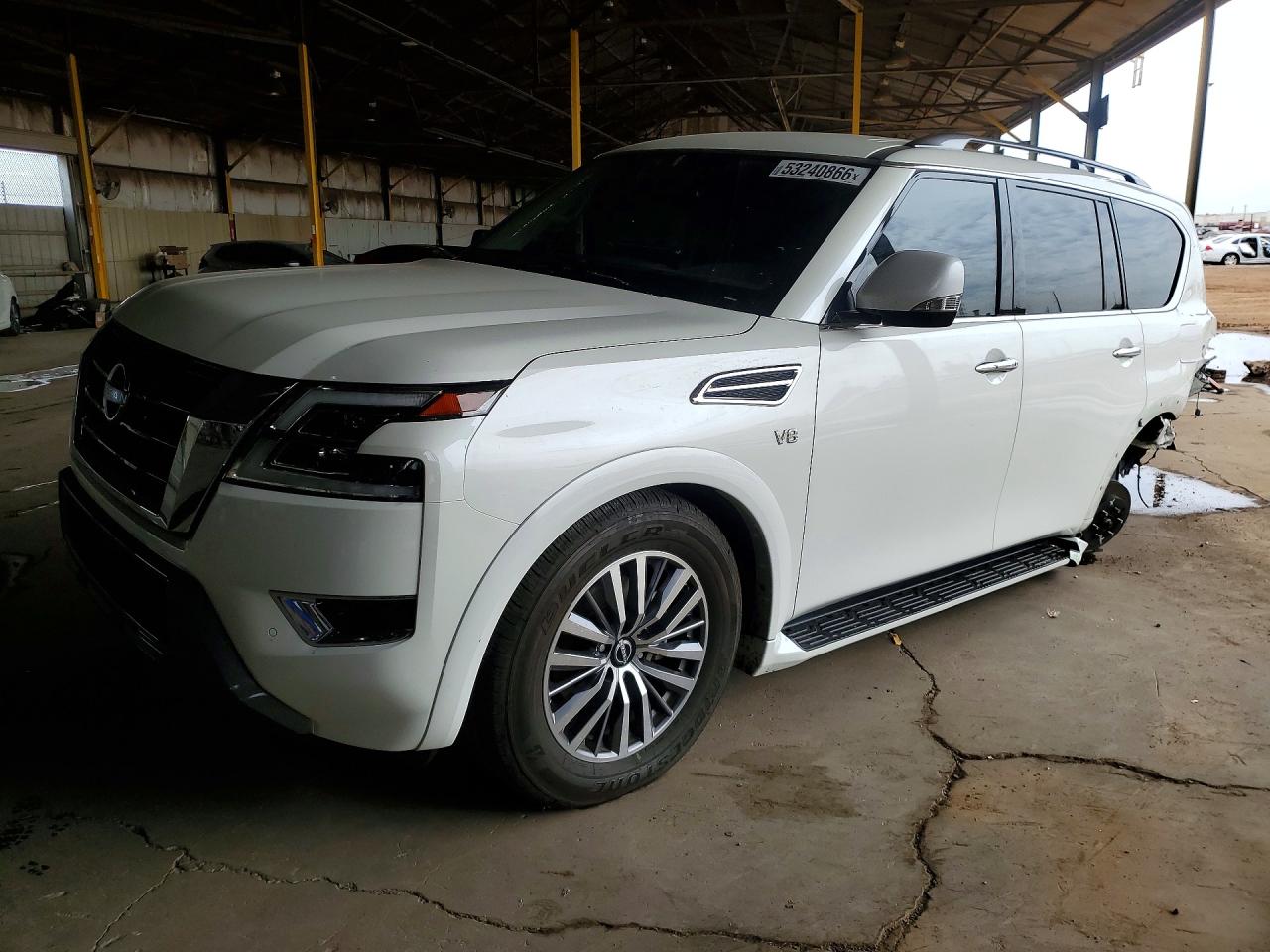 2021 Nissan Armada SV, VIN JN8AY2AC6M9148368 — Rear end