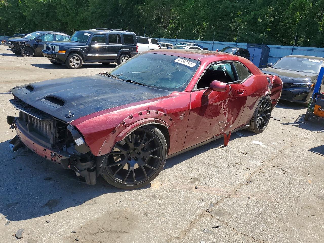 2020 Dodge Challenger SRT Hellcat Redeye Widebody, VIN 2C3CDZL93LH131749 — Перед