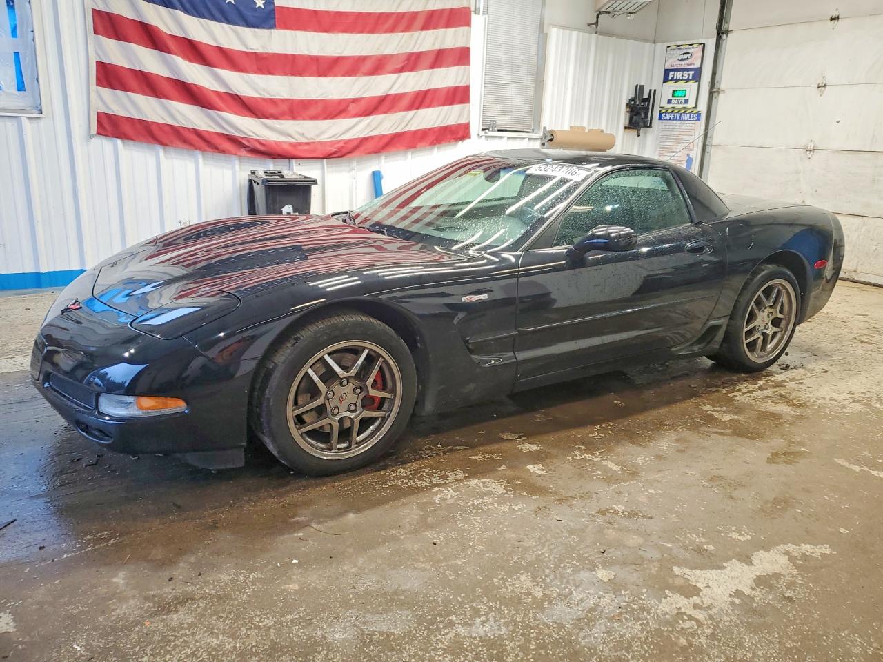 2002 Chevrolet Corvette Z06, VIN 1G1YY12S525103672 — Roof