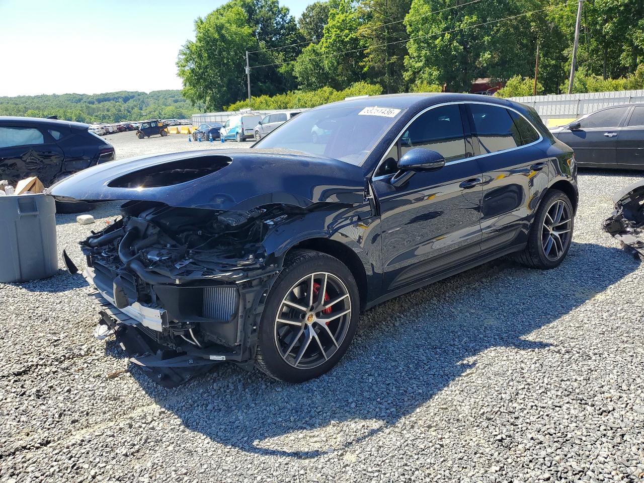 2022 Porsche Macan S, VIN WP1AG2A5XNLB22164 — Front end