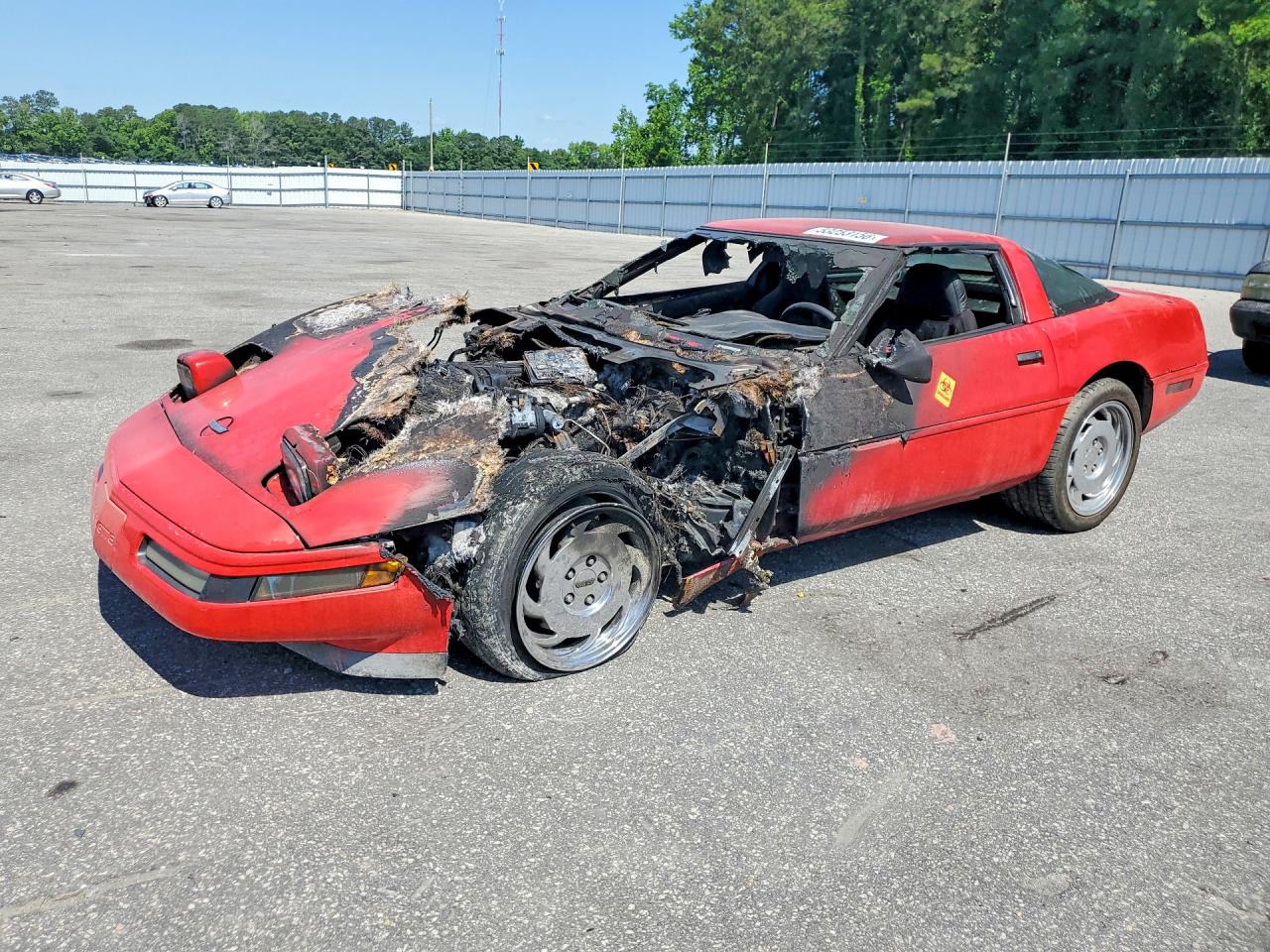 1995 Chevrolet Corvette, VIN 1G1YY22P9S5111078 — Burn