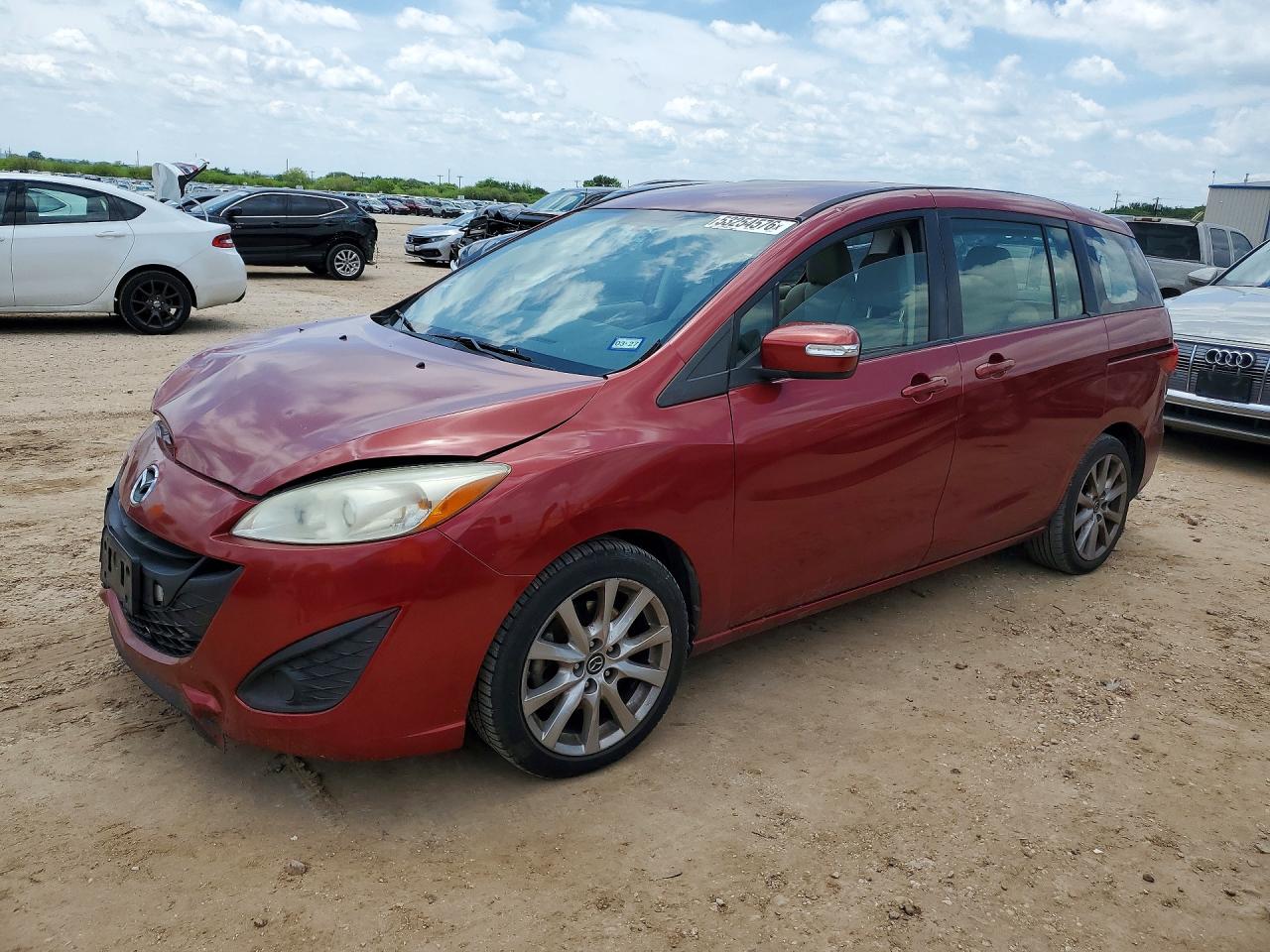 2015 Mazda 5 Sport, VIN JM1CW2BL8F0190475 — Front end