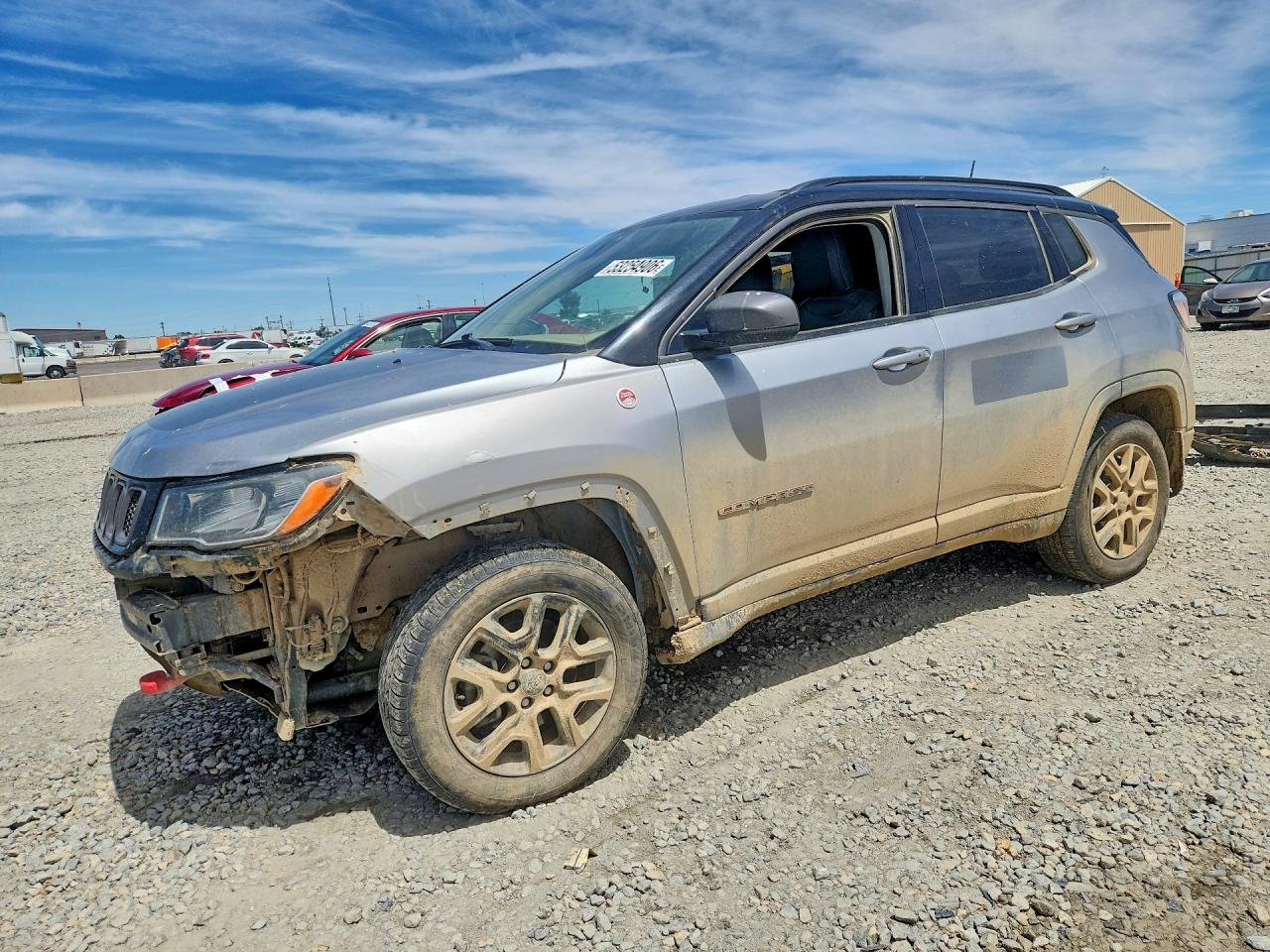 2019 Jeep Compass Trailhawk, VIN 3C4NJDDB7KT667725 — Перед