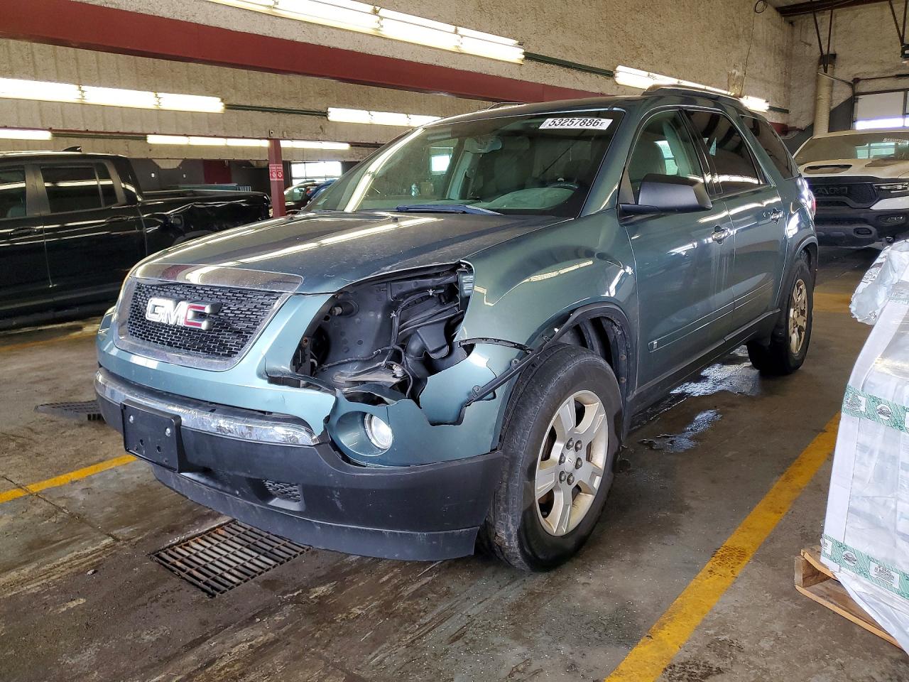 2009 GMC Acadia SLE1, VIN 1GKER13D29J188760 — Перед