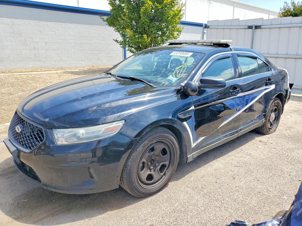2013 Ford Police Interceptor, VIN 1FAHP2M89DG109473 — Rear end