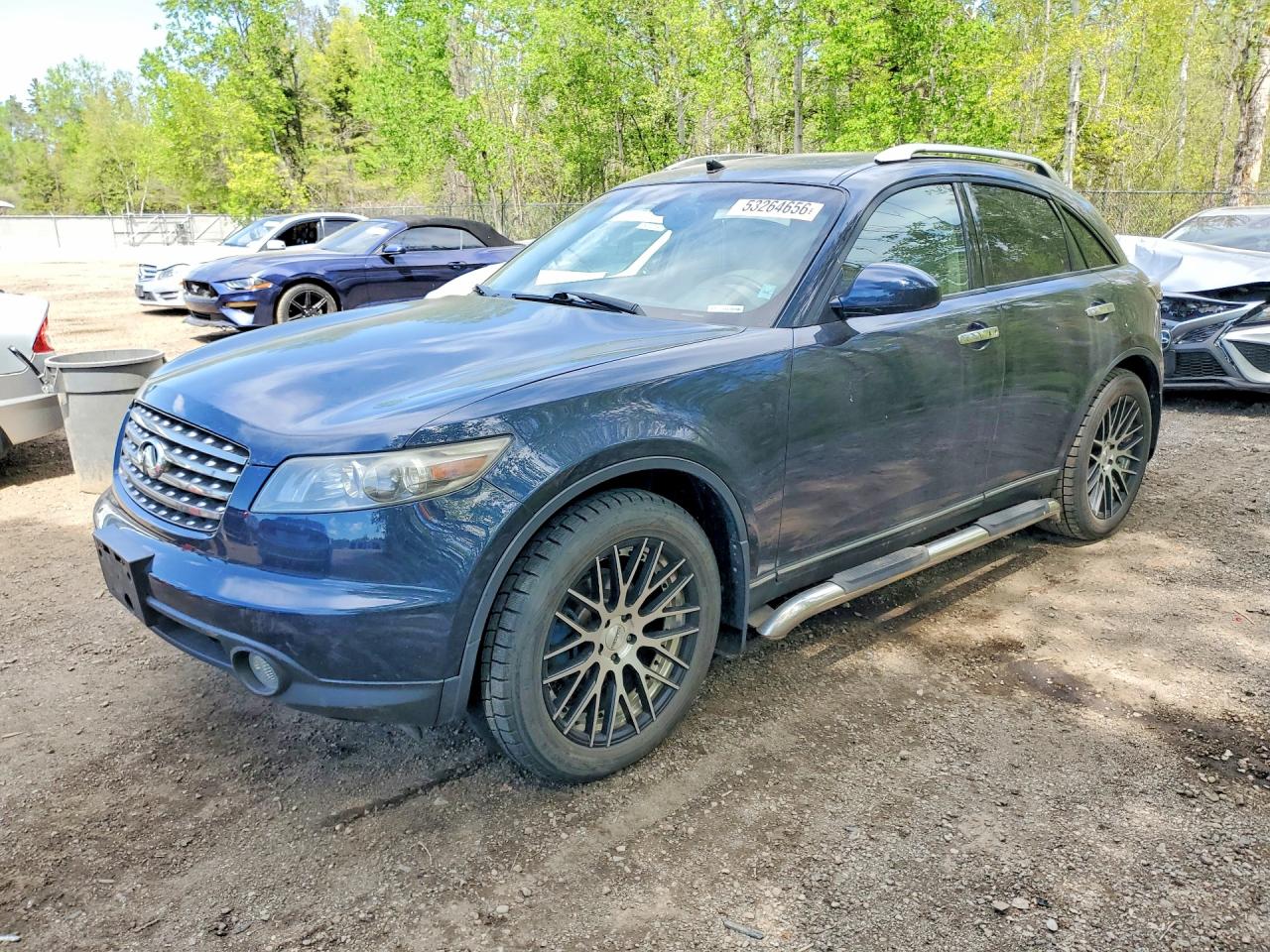 2005 Infiniti FX, VIN JNRBS08W85X400298 — Undercarriage
