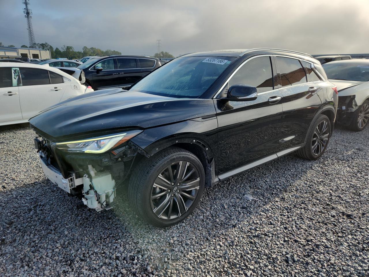 2022 Infiniti QX50 Luxe, VIN 3PCAJ5BA7NF108855 — Front end