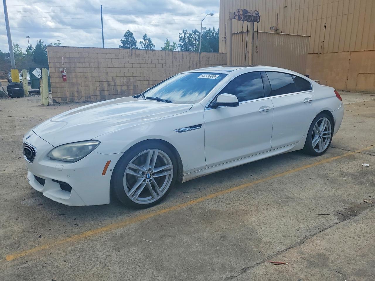 2013 BMW 6 Series 640i, VIN WBA6A0C52DDF14395 — Front end