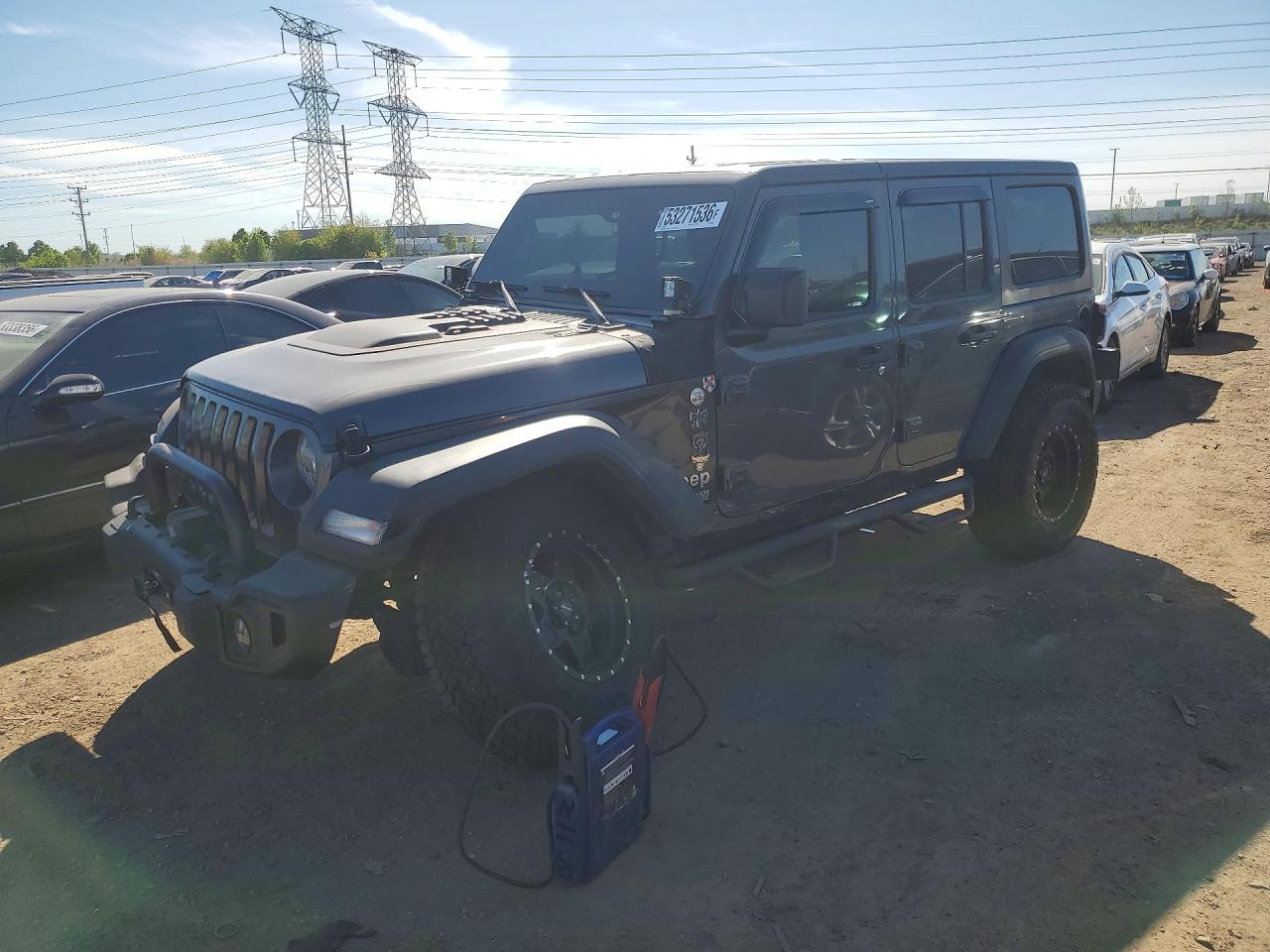 2018 Jeep Wrangler Unlimited Sport S, VIN 1C4HJXDN5JW206606 — All over