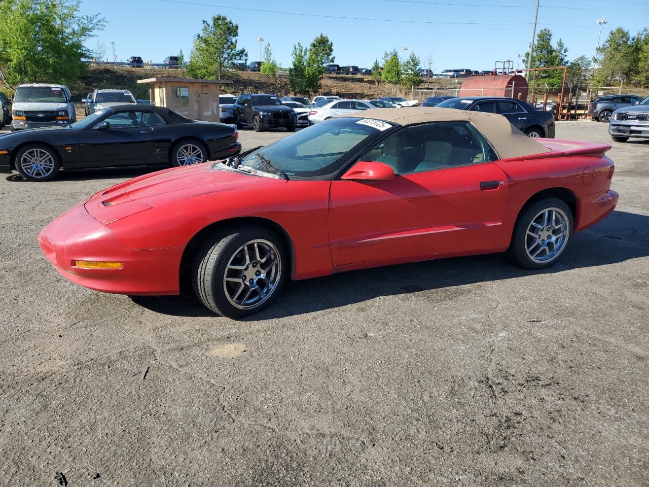 1995 Pontiac Firebird, VIN 2G2FS32S0S2231197 — Engine fire