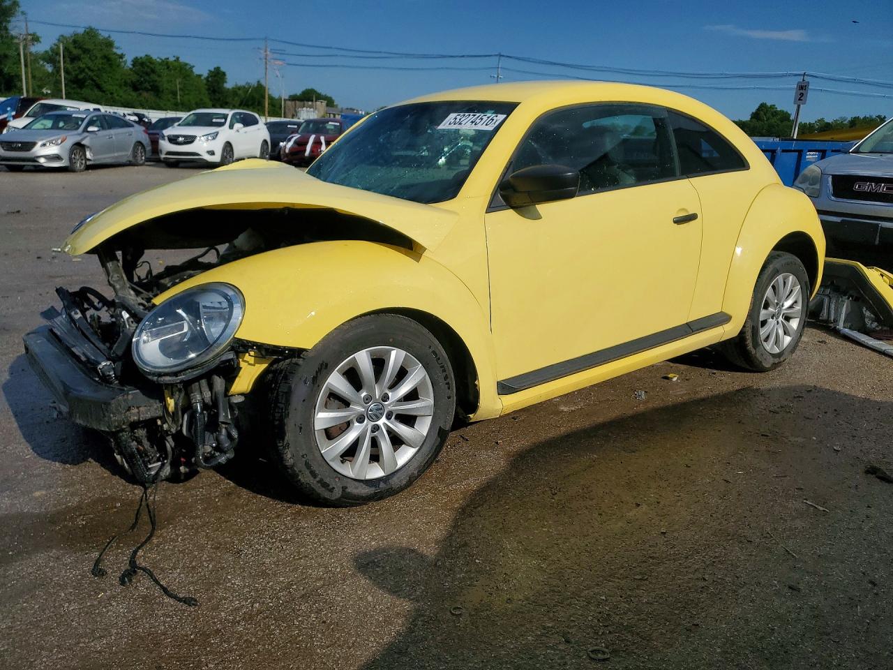 2015 Volkswagen Beetle 1.8T, VIN 3VWF17AT9FM641210 — Front end