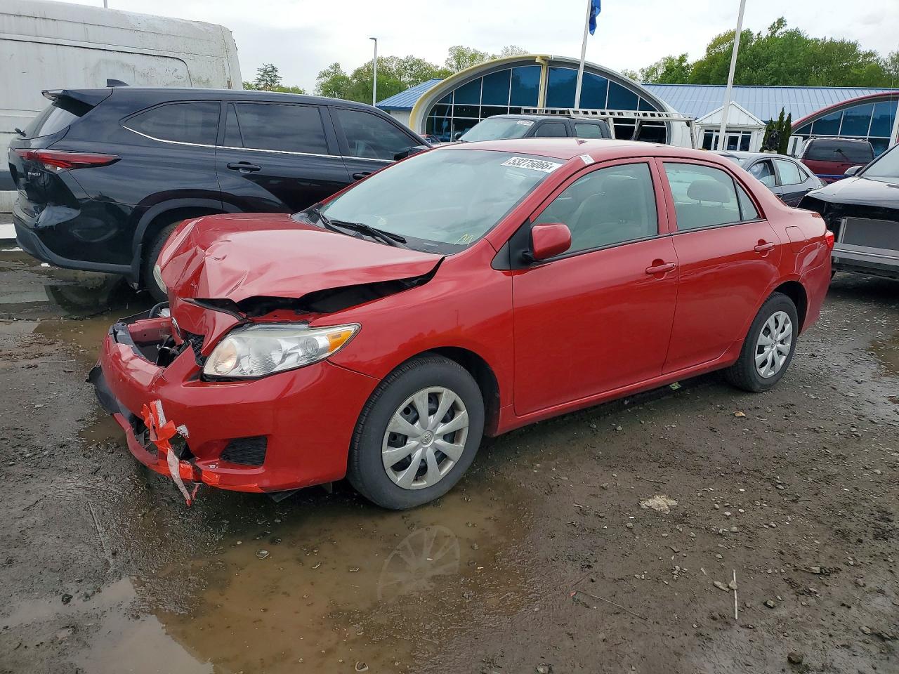 2010 Toyota Corolla LE, VIN 1NXBU4EE6AZ357942 — Front end