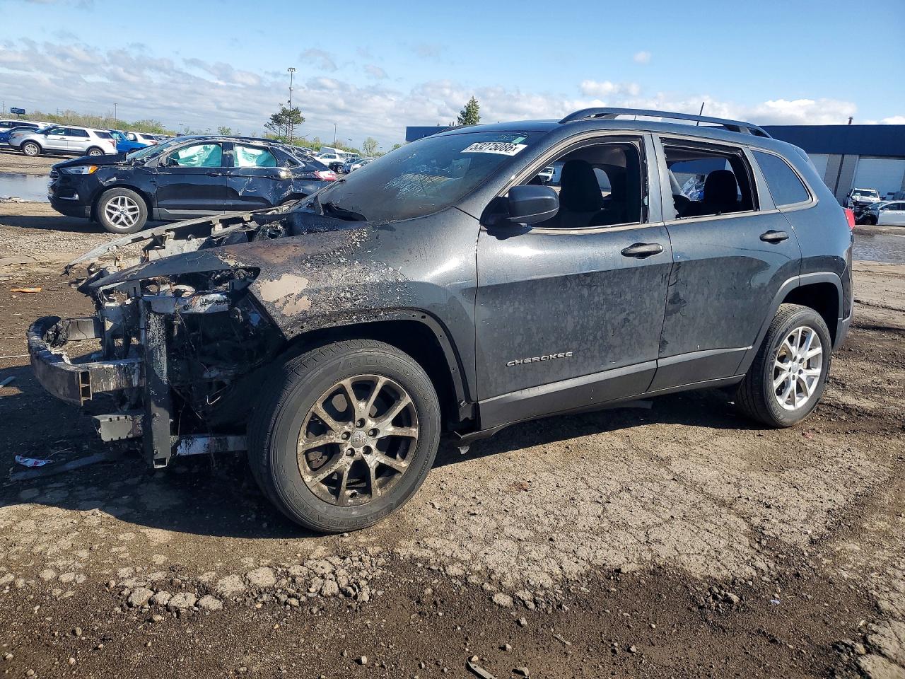 2016 Jeep Cherokee Sport, VIN 1C4PJLAB5GW200683 — Burn