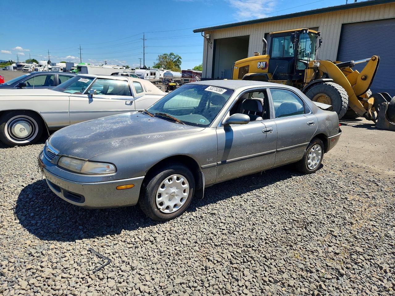 1996 Mazda 626 DX, VIN 1YVGE22CXT5578269 — Rear end