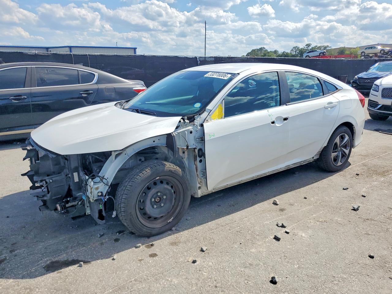 2021 Honda Civic LX, VIN 2HGFC2F61MH523488 — Front end