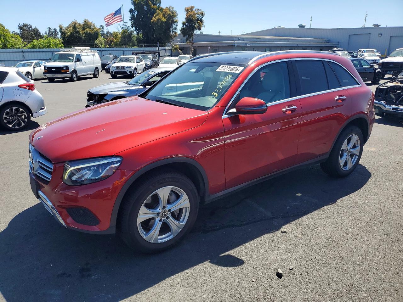 2018 Mercedes-Benz GLC 300, VIN WDC0G4KBXJV070265 — Undercarriage