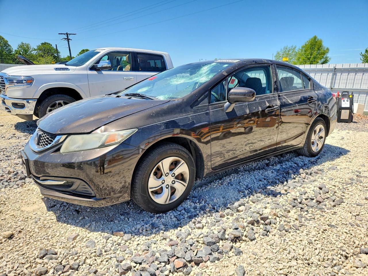 2014 Honda Civic LX, VIN 2HGFB2F58EH526920 — Hail