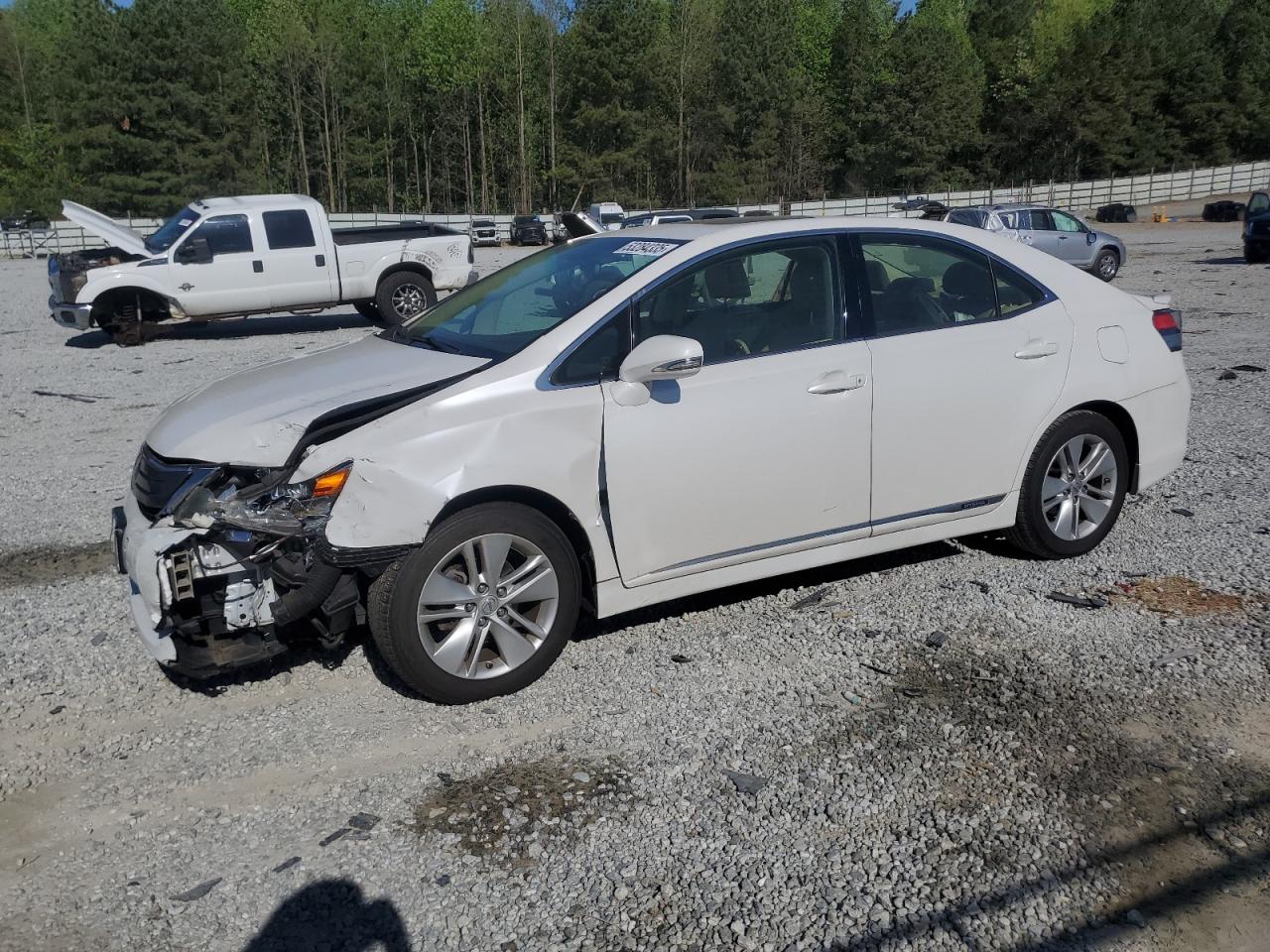 2012 Lexus HS 250h, VIN JTHBB1BA8C2051381 — Front end