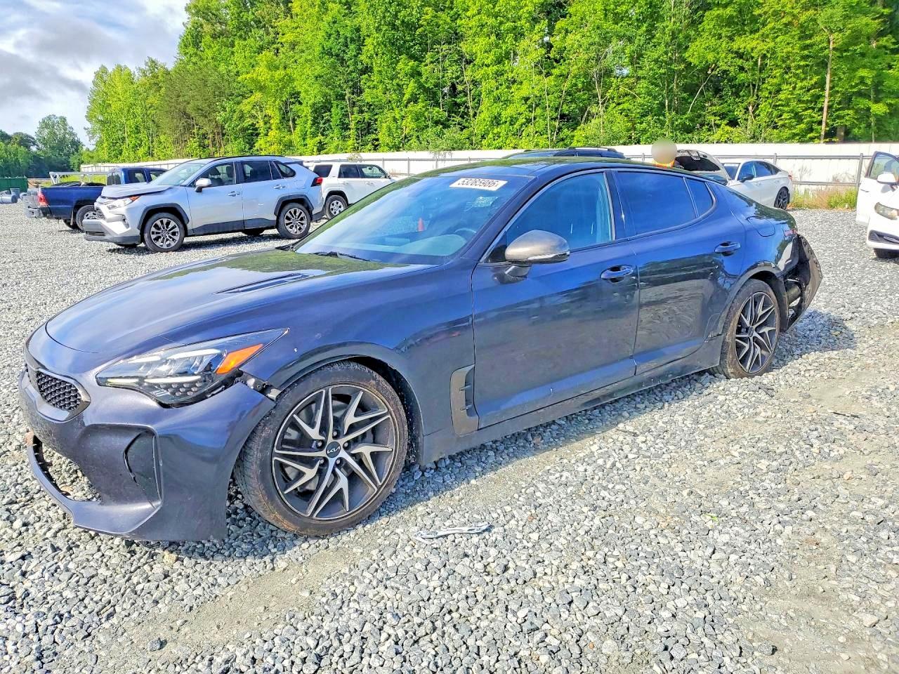 2022 Kia Stinger GT-Line, VIN KNAE35LD1N6100912 — Rear end