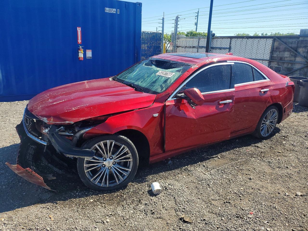 2021 Cadillac CT4 Premium Luxury, VIN 1G6DF5RK1M0135188 — Rollover