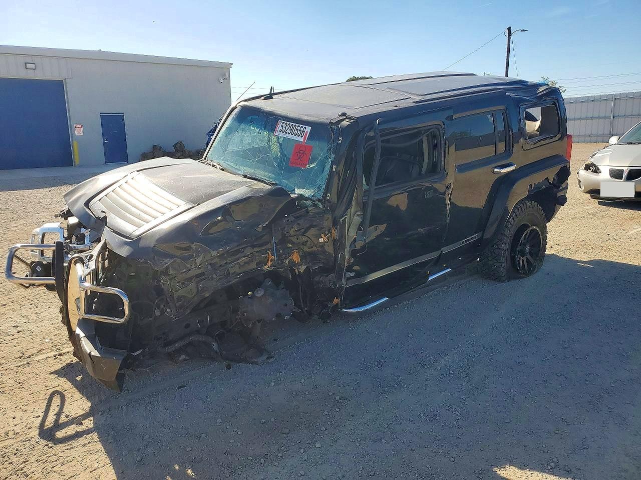 2007 Hummer H3 SUV, VIN 5GTDN13E078231355 — All over