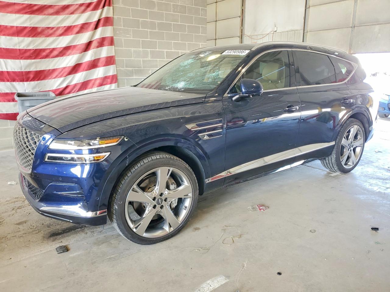 2021 Genesis GV80, VIN KMUHCESC6MU065008 — Град
