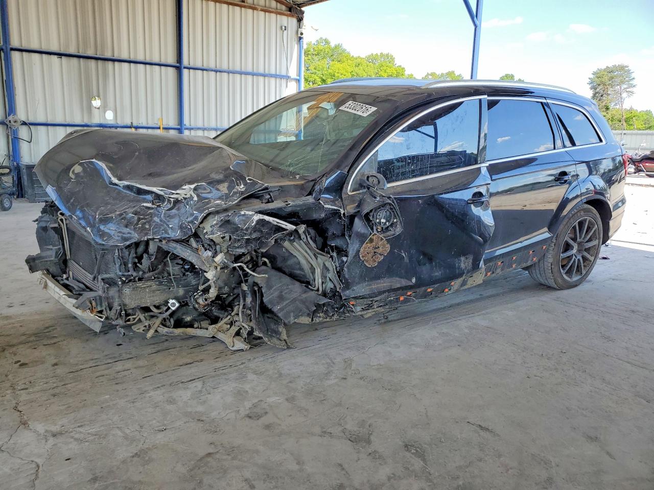 2008 Audi Q7 Premium, VIN WA1EY74L78D010843 — Перед